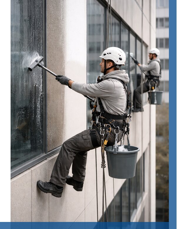 Мойка фасадов зданий в Гудермесе под ключ от 359 р. | ВЫСОТНИК-Гдр