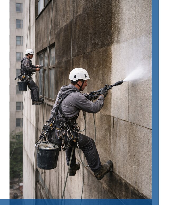 Очистка фасада от копоти в Гудермесе от 256 р. | ВЫСОТНИК-Гдр