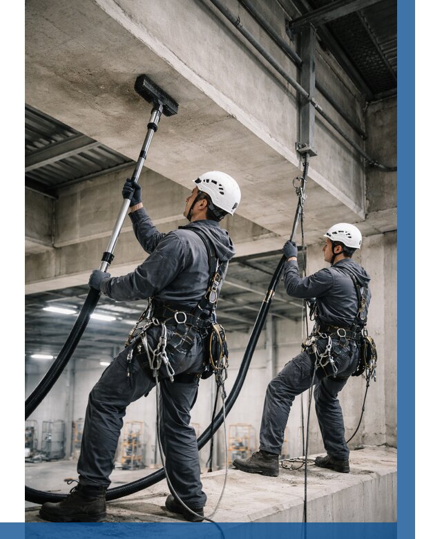 Обеспыливание потолочных конструкций в Гудермесе от 256 р. |ВЫСОТНИК-Гдр