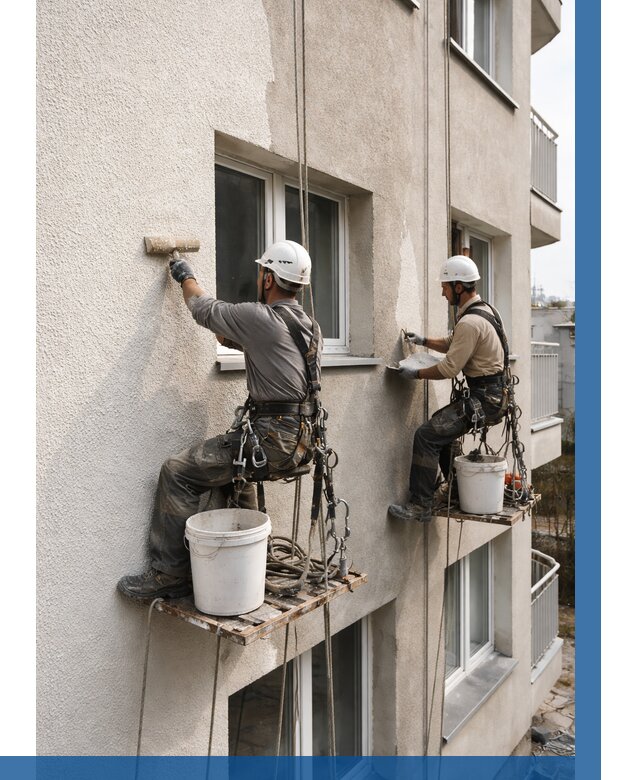 Нанесение короеда на фасад в Гудермесе от 461 р. | ВЫСОТНИК-Гдр