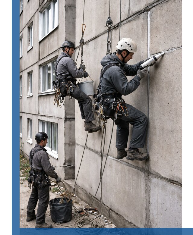 Герметизация межпанельных швов в Гудермесе с гарантией герметичности