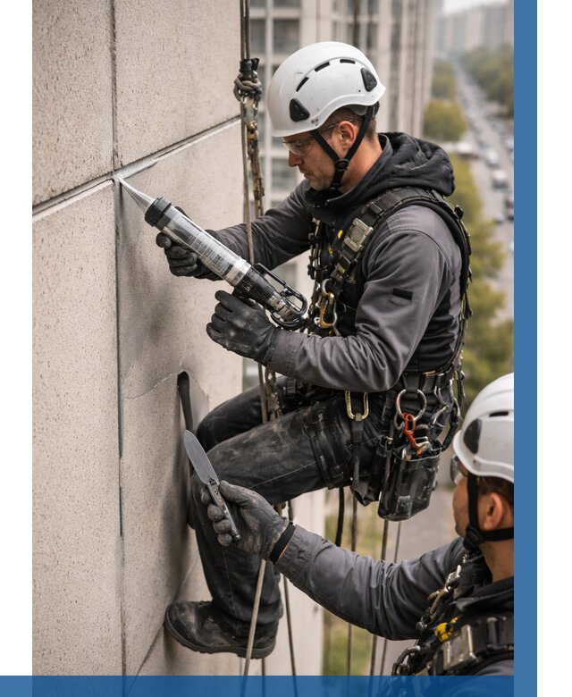 Первичная герметизация швов в Гудермесе от 615 р. | ВЫСОТНИК-Гдр