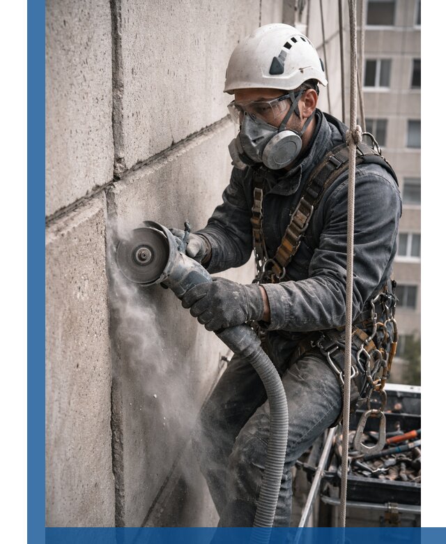 Штробление межпанельных швов в Гудермесе качественно и быстро