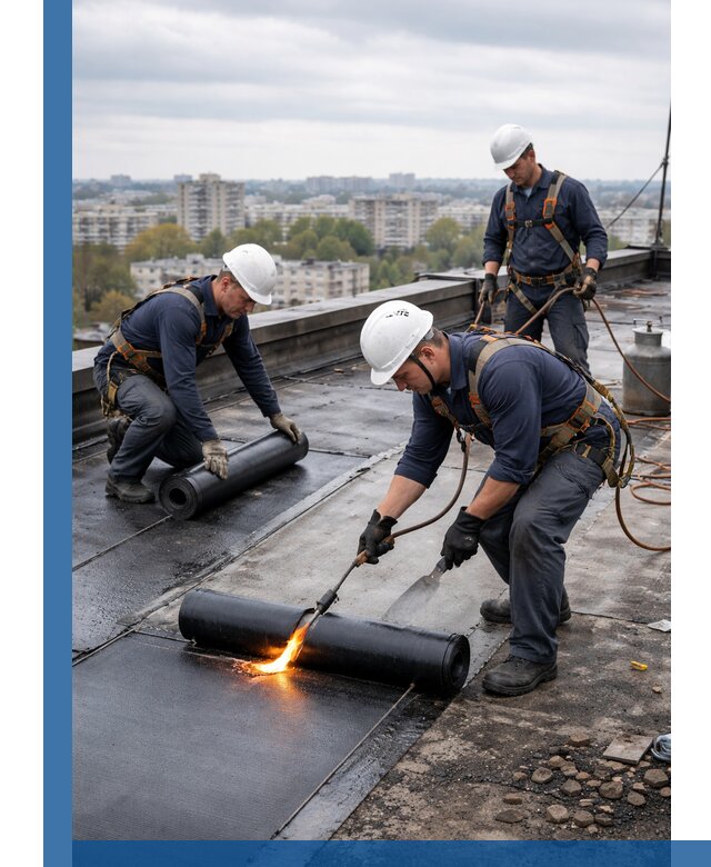 Ремонт наплавляемой кровли в Гудермесе качественно и надежно