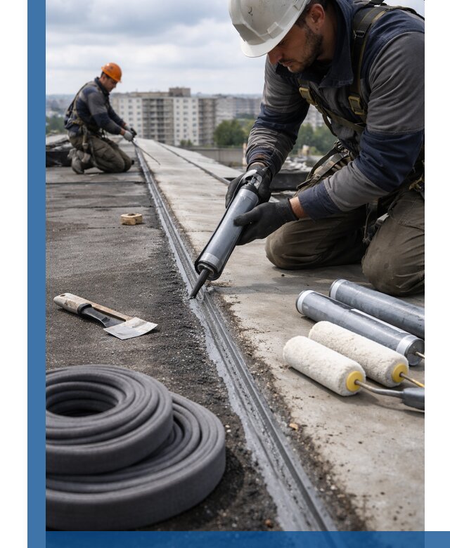 Герметизация швов кровли в Гудермесе с гарантией герметичности