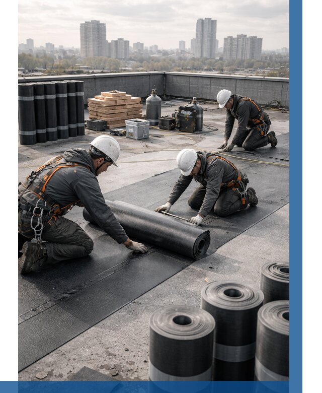 Монтаж мягкой кровли под ключ в Гудермесе от 461 р. | ВЫСОТНИК-Гдр