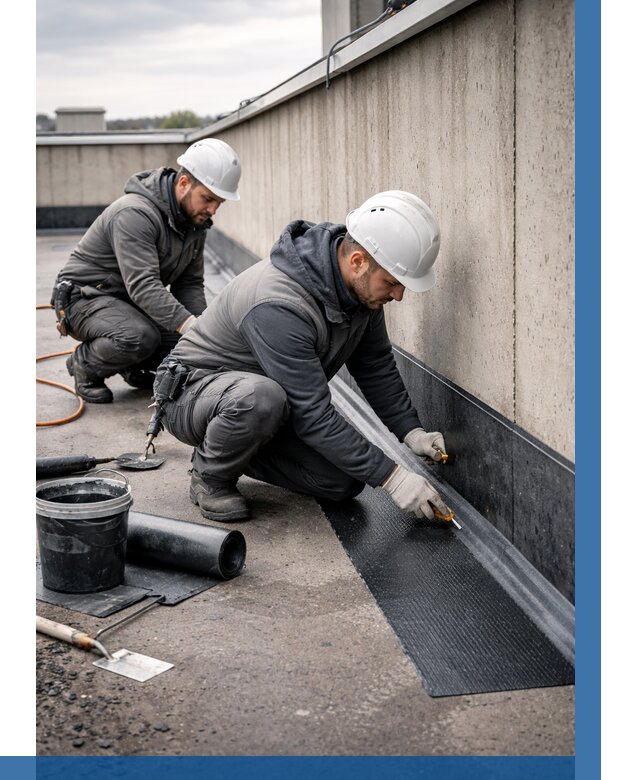 Гидроизоляция примыканий на кровле в Гудермесе от 922 р. | ВЫСОТНИК-Гдр