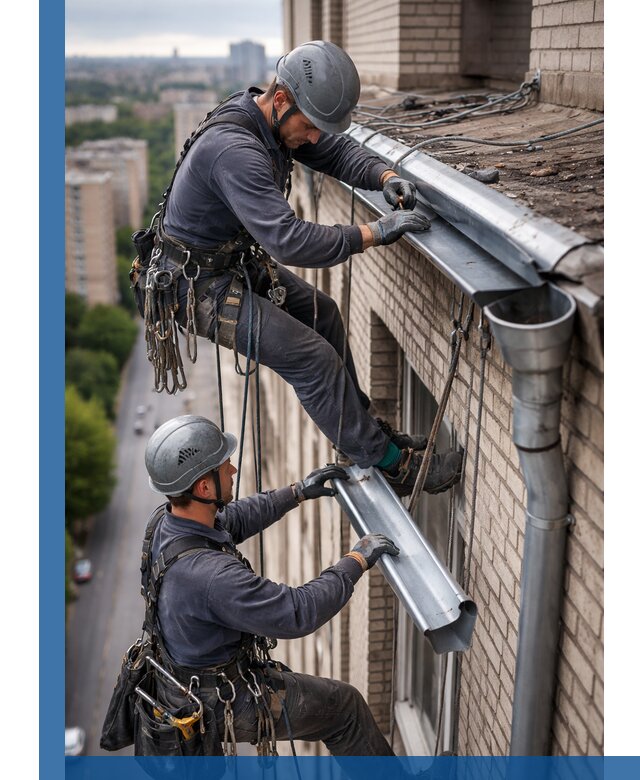 Ремонт водосточных желобов в Гудермесе, быстро и качественно