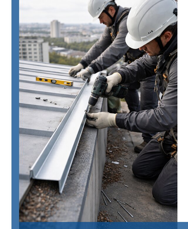 Монтаж капельника на кровле в Гудермесе с гарантией качества