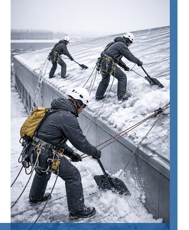 Очистка навесов от снега в Гудермесе от 4611 р. | ВЫСОТНИК-Гдр