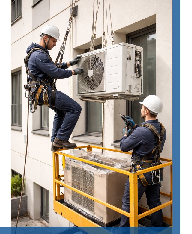 Демонтаж внешнего блока кондиционера в Гудермесе от 3586 р. | ВЫСОТНИК-Гдр