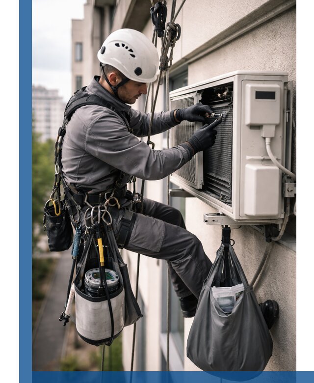 Обслуживание внешнего блока кондиционера в Гудермесе профессионально