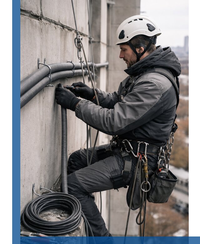 Профессиональный монтаж гофры для кабеля в Гудермесе с гарантией