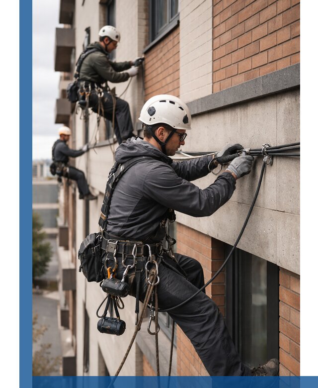 Крепление кабеля на фасаде монтаж и крепеж в Гудермесе