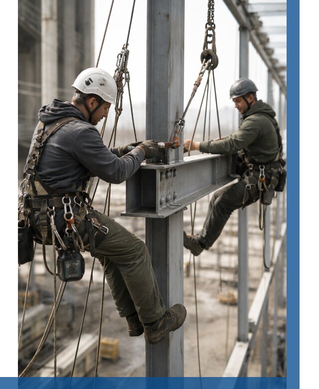 Монтаж металлоконструкций на высоте в Гудермесе от 3586 р. | ВЫСОТНИК-Гдр