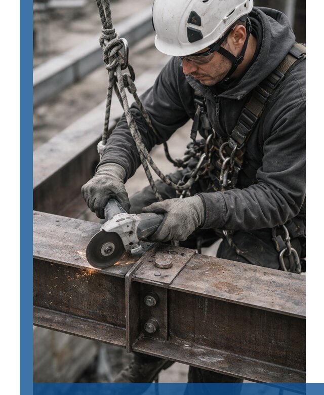 Резка металла на высоте в Гудермесе для зданий и конструкций