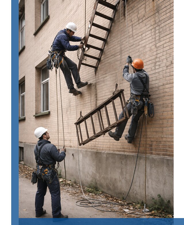 Демонтаж пожарной лестницы в Гудермесе быстро и безопасно
