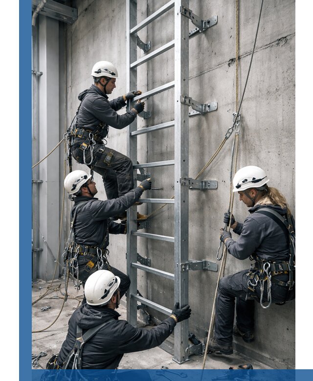 Монтаж металлических лестниц в Гудермесе под ключ со гарантией
