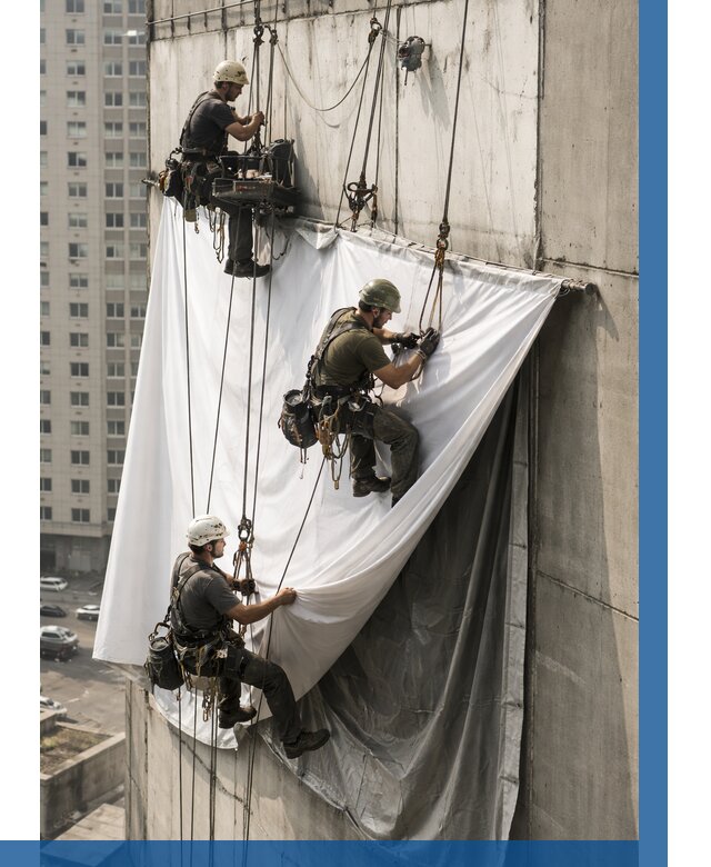 Замена баннерного полотна в Гудермесе от 6661 р. | ВЫСОТНИК-Гдр—заказать