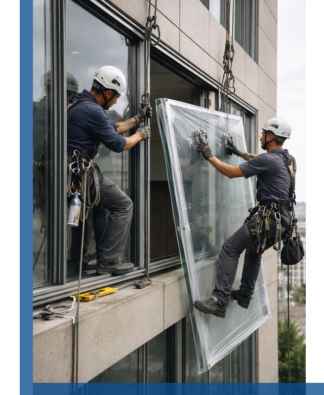Профессиональная замена стекла в витраже в Гудермесе с гарантией
