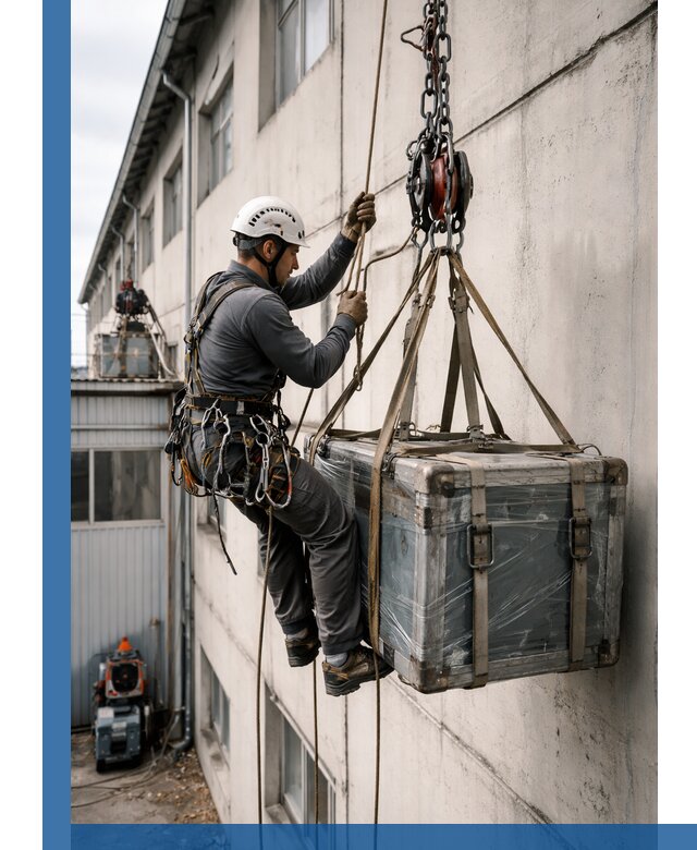 Подъем грузов на высоту в Гудермесе для промышленных объектов