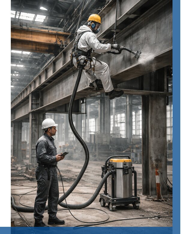 Обеспыливание конструкций в цехе в Гудермесе от 4304 р. | ВЫСОТНИК-Гдр