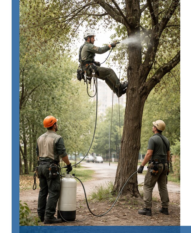 Обработка деревьев от вредителей в Гудермесе профессиональная защита