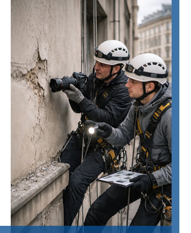 Фотофиксация дефектов фасада в Гудермесе от 4611 р. | ВЫСОТНИК-Гдр