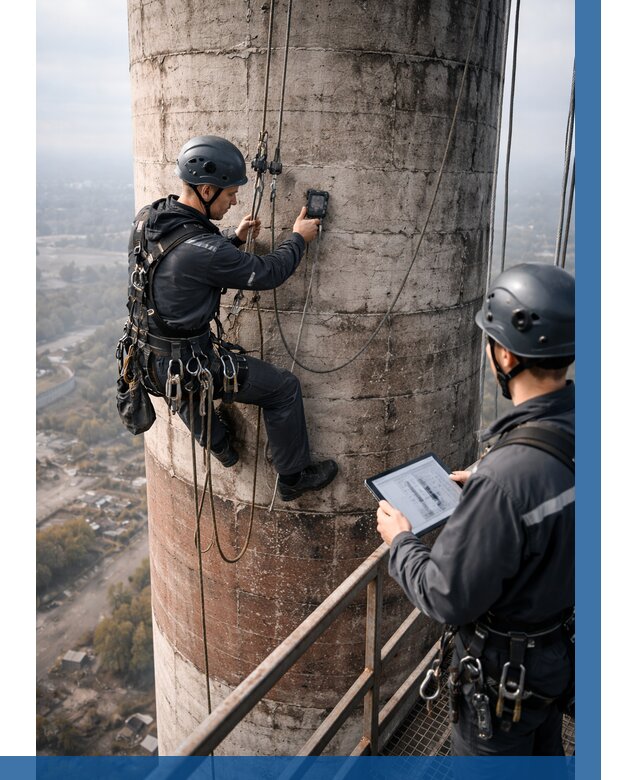 Обследование дымовой трубы в Гудермесе от 8198 р. | ВЫСОТНИК-Гдр